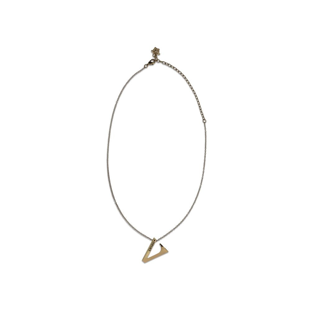 Versace V chain Necklace VE-10217451A006203J000-ONE SIZE