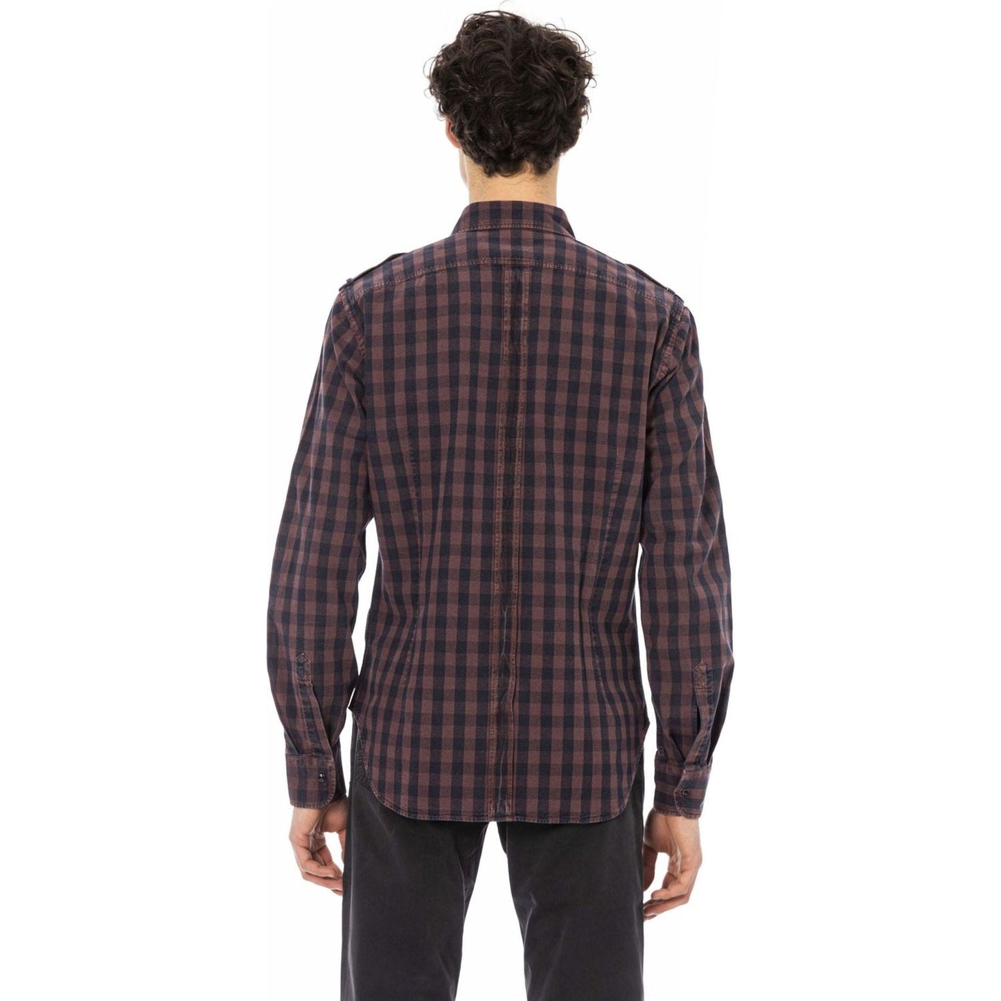 Jacob Cohen Shirts J8077_01183V_653_Burgundy:457460