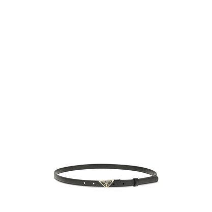 Prada Black Calf Leather Bos Taurus Regular Belt 1728,72470364320,80 cm / 32 Inches,85 cm / 34 Inches,90 cm / 36 Inches,Accessories,Belts - Accessories,Black,New with tags,Prada,Regular Belts - Belts - Accessories,Women