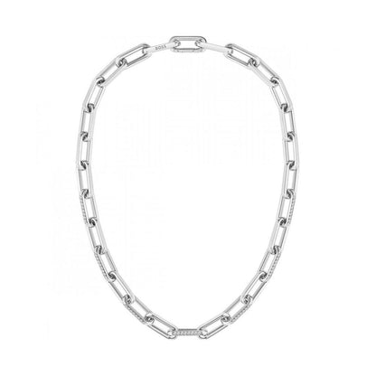 Hugo Boss Silver Stainless Steel Necklace