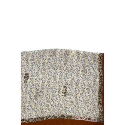 Borbonese Brown Silk Women Scarf1728,67345744032,Accessories,Borbonese,Brown,New with tags,Scarves - Accessories,Scarves - Scarves - Accessories,Women