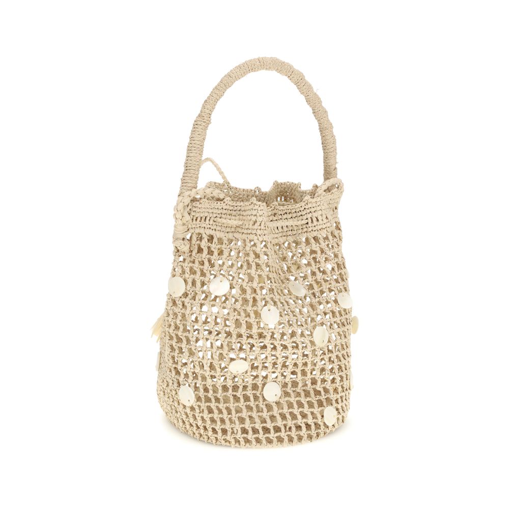 Alanui Beige Raffia Backet Bag1728,72470364320,Alanui,Bags,Beige,Bucket Bags - Bags,New with tags,Women