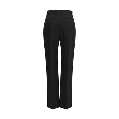 Alexander McQueen Black Wool Oves Aries Dress Pants