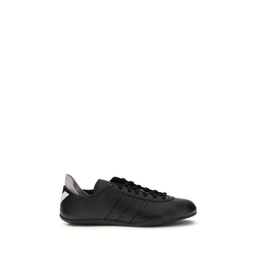 Y-3 Black Calf Leather Bos Taurus Athletic Sneakers 1728,72470364320,Athletic - Sneakers - Shoes,Black,EU42.5/US9.5,EU43.5/US10.5,EU44.5/US11.5,EU44/US11,Men,New with tags,Shoes,Sneakers - Shoes,Y-3