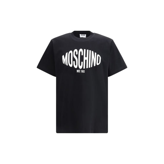 Moschino Black Cotton T-Shirt 1728,72470364320,Black,Clothing,L,M,Men,Moschino,New with tags,S,T-Shirts - Clothing,XL