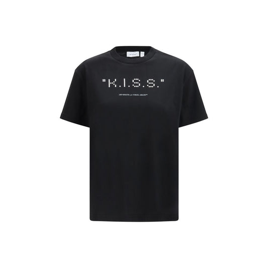 Off-White Black Cotton Sportswear 1728,72470364320,Black,Clothing,L,M,New with tags,Off-White,S,Sportswear - Clothing,T-Shirts - Clothing,T-Shirts - Sportswear - Clothing,Women,XS