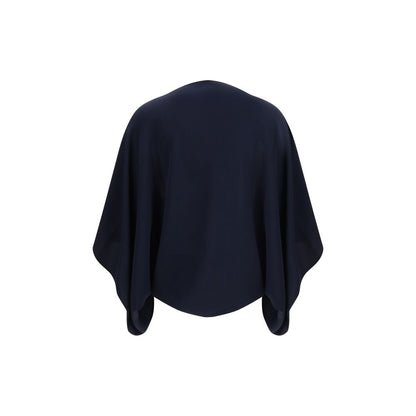 P.A.R.O.S.H. Blue Polyester Sweatshirt