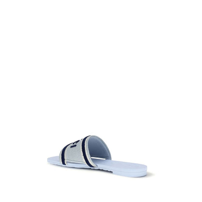 Gucci Blue Cotton Sandals 1728,72470364320,Blue,EU36.5/US6.5,EU36/US6,EU37/US7,EU38.5/US8.5,EU39/US9,EU40/US10,Gucci,New with tags,Sandals - Shoes,Shoes,Women