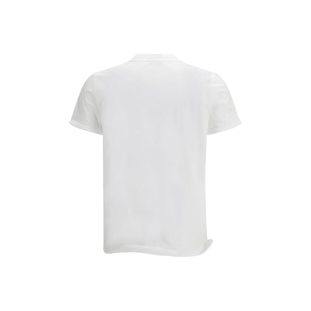 Prada White Cotton T-Shirt 1728,72470364320,Clothing,Men,New with tags,Prada,S,T-Shirts - Clothing,White