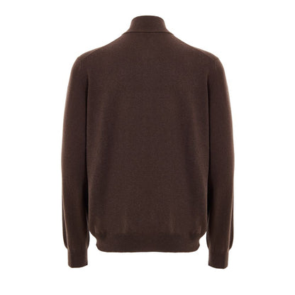 Gran Sasso Brown Wool Cardigan
