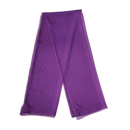 Dolce & Gabbana Purple Silk Neck Wrap Shawl Stole 200cm x 134cm Scarf