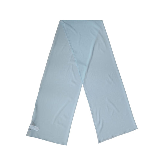 Dolce & Gabbana Light Blue Silk Neck Wrap Shawl Stole 200cm x 64cm Scarf