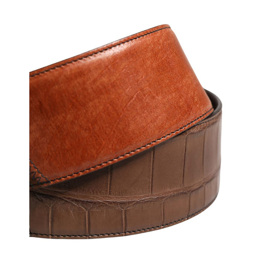 Dolce & Gabbana Brown Horse Velvet Leather Bag Accessory Shoulder Strap