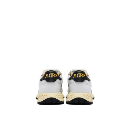Autry White Leather Low Top Sneakers