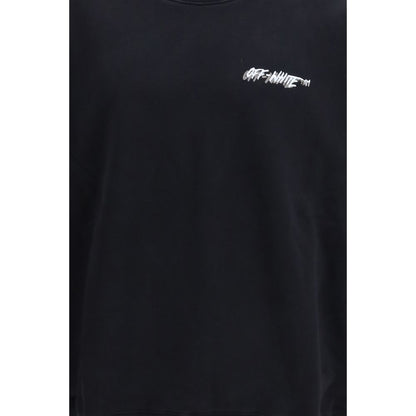 Off-White Black Cotton Sweatshirt 1728,72470364320,Black,Clothing,L,M,Men,New with tags,Off-White,S,Sweaters - Clothing,Sweatshirts - Sweaters - Clothing,XL