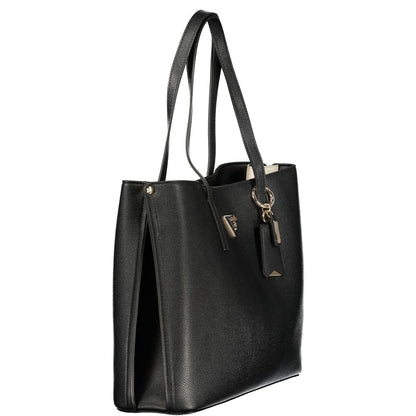 Guess Jeans Black Polyurethane Women's Handbag