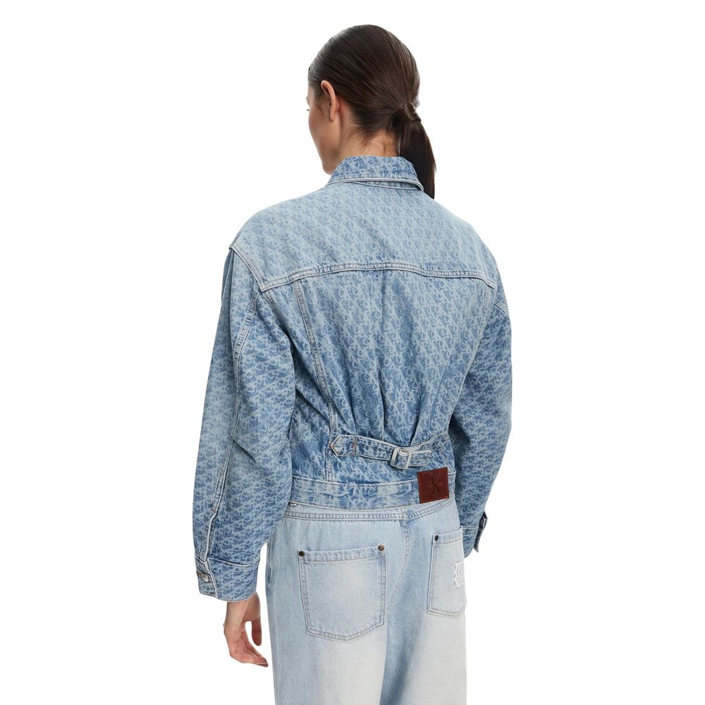 Calvin Klein Jeans Light Blue Cotton Denim Jacket