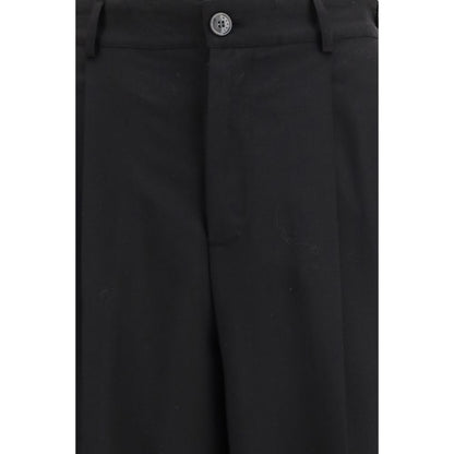 Marni Black Wool Casual Pants