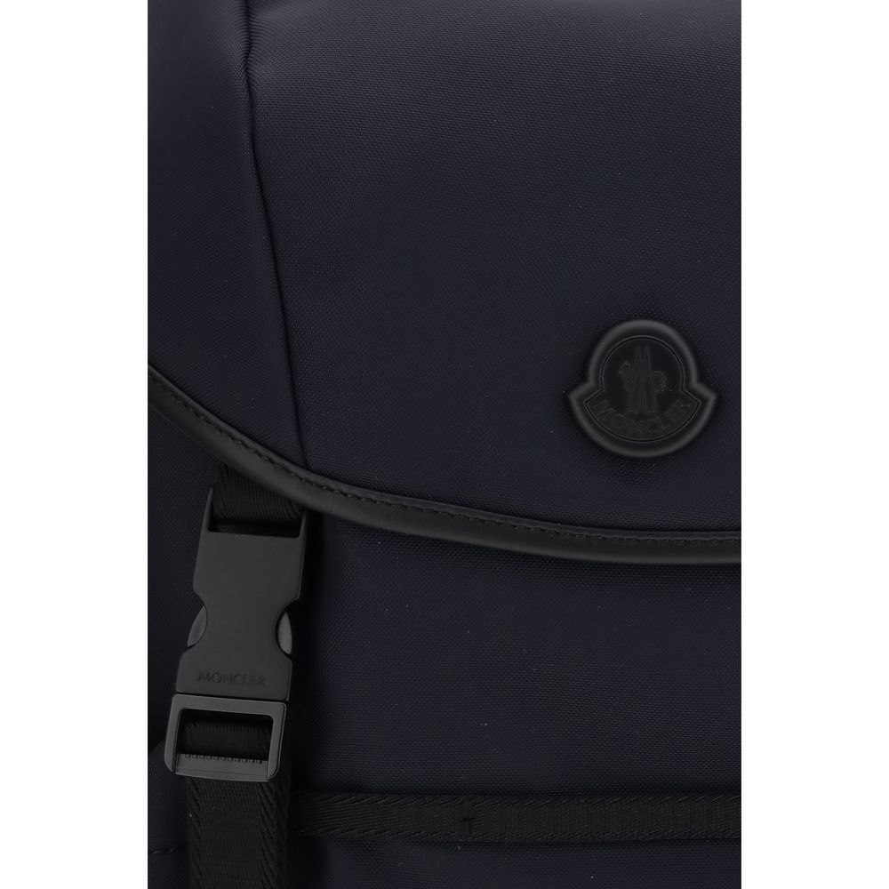 Moncler Black Polyamide Backpack 1728,72470364320,Backpacks - Bags,Bags,Black,Men,Moncler,New with tags