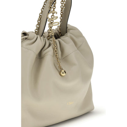 Chloé Beige Lamb Ovis Aries Shoulder Bag