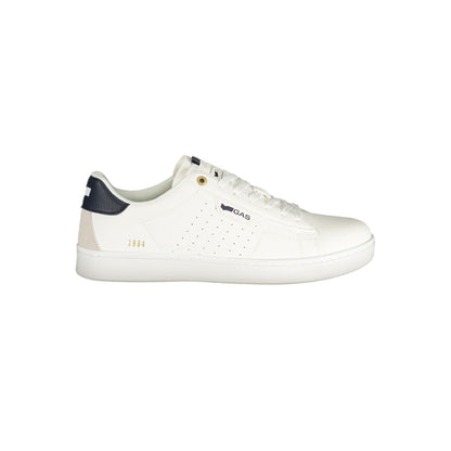 Gas Bianco Polyurethane Men Sneaker 1728,67403481248,Athletic - Sneakers - Shoes,EU40/US7,EU41/US8,EU42/US9,EU43/US10,EU44/US11,EU45/US12,EU46,Gas,Men,New with tags,Shoes,Sneakers - Shoes,White