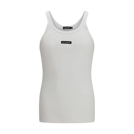 Dolce & Gabbana White Cotton Top
