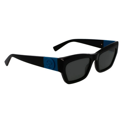 Longchamp Black Acetate Sunglasses
