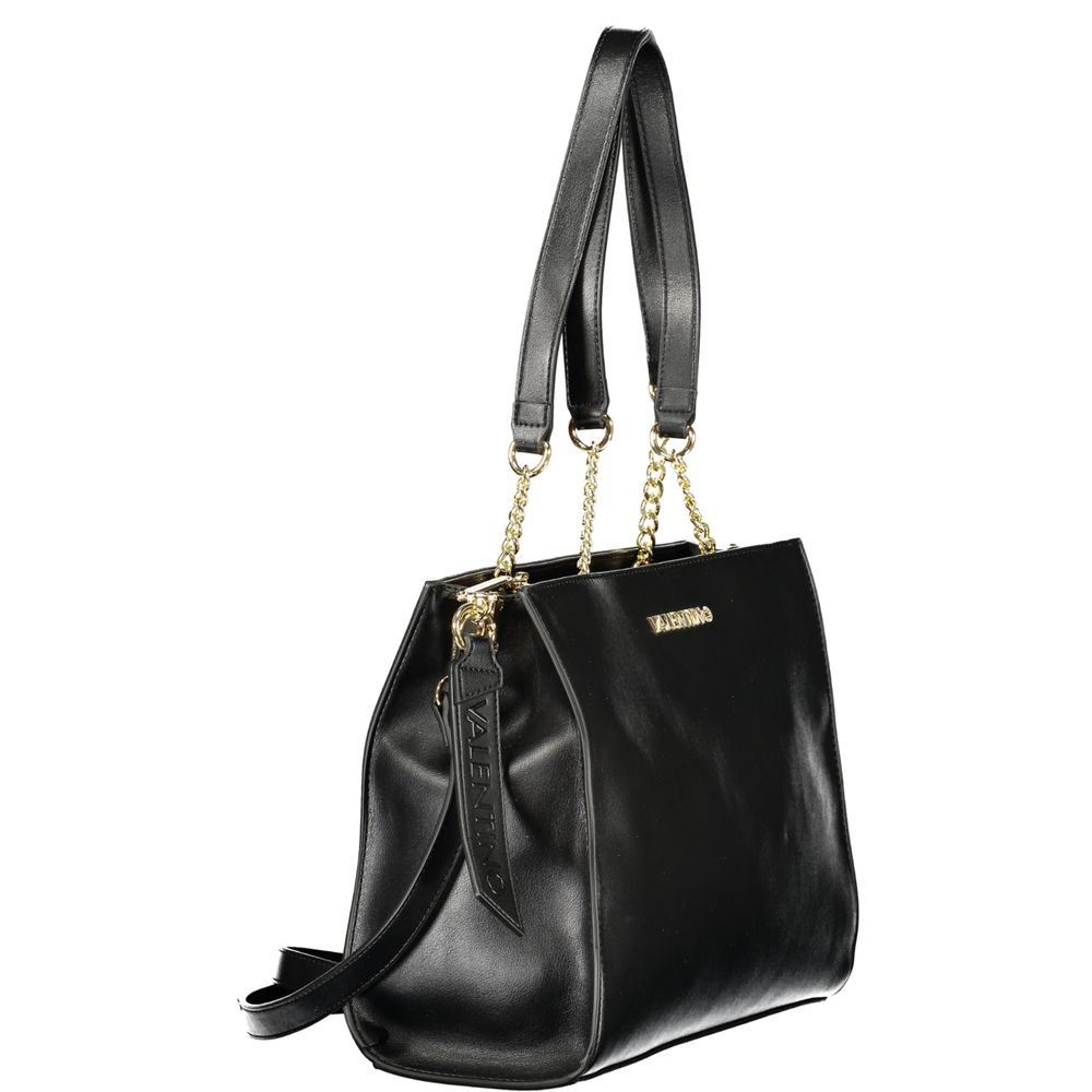 Mario Valentino Black Polyurethane Womens Bag