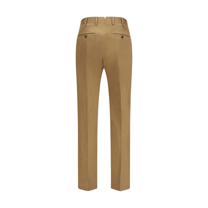PT Torino Brown Cotton Casual Pants