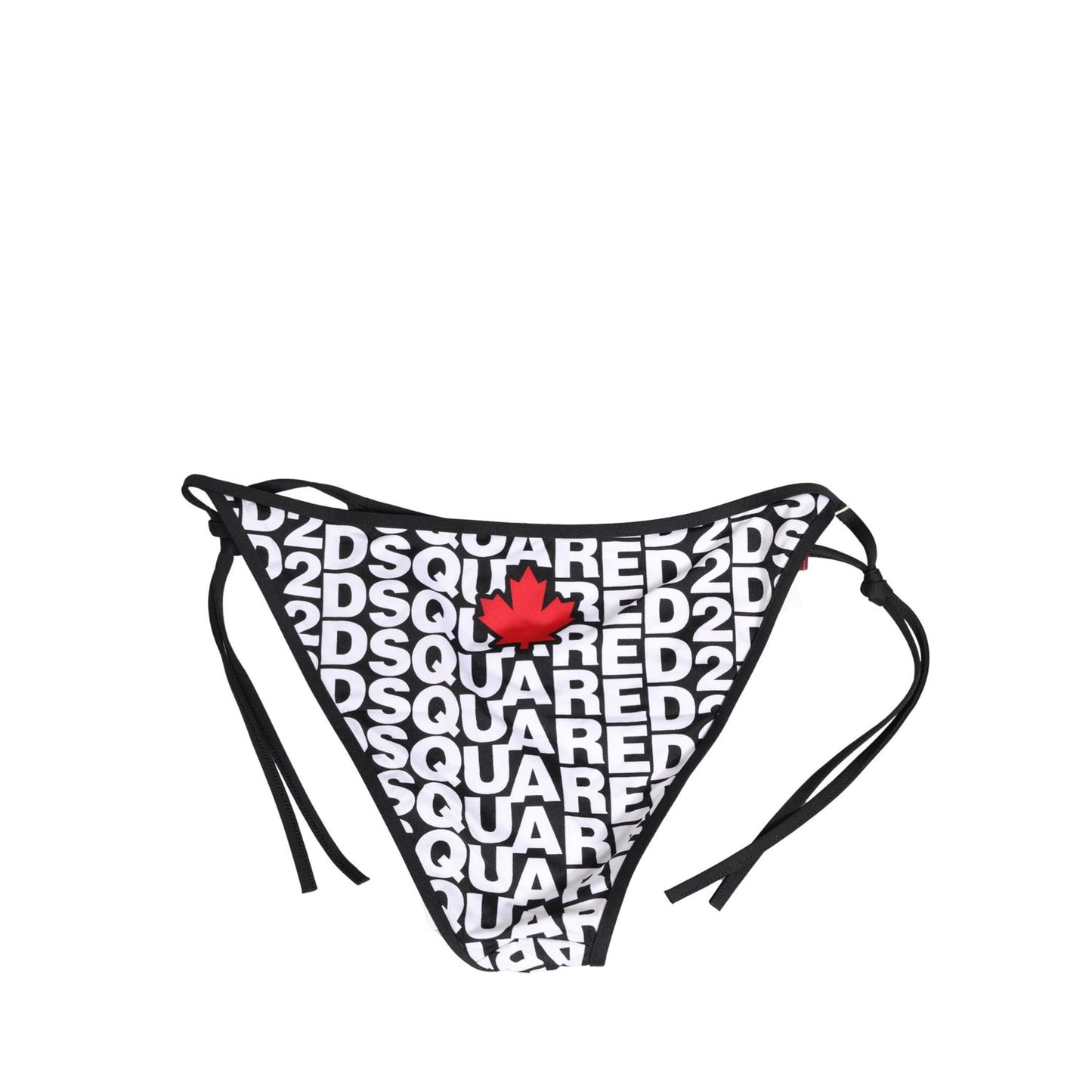 Dsquared² Multicolor Nylon Logo Print Bikini Bottom Swimwear
