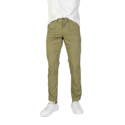 Refrigiwear Green Cotton Casual Pants