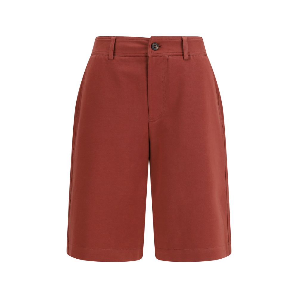 Brunello Cucinelli Multicolor Cotton Bermuda Shorts