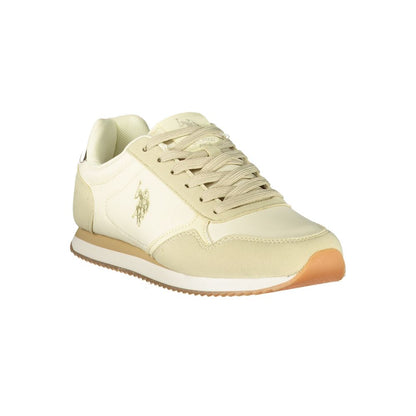 U.S. POLO ASSN. Beige Polyurethane Women's Sneaker