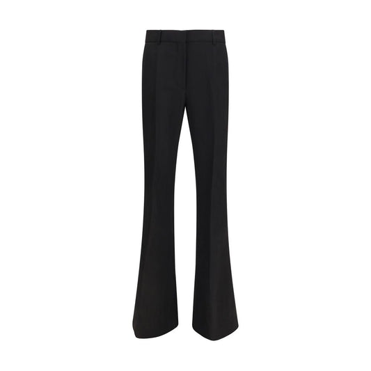 Max Mara Black Viscose Flared Pants