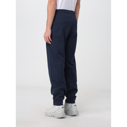 Armani Exchange Blue Cotton Joggers (Workout Pants)