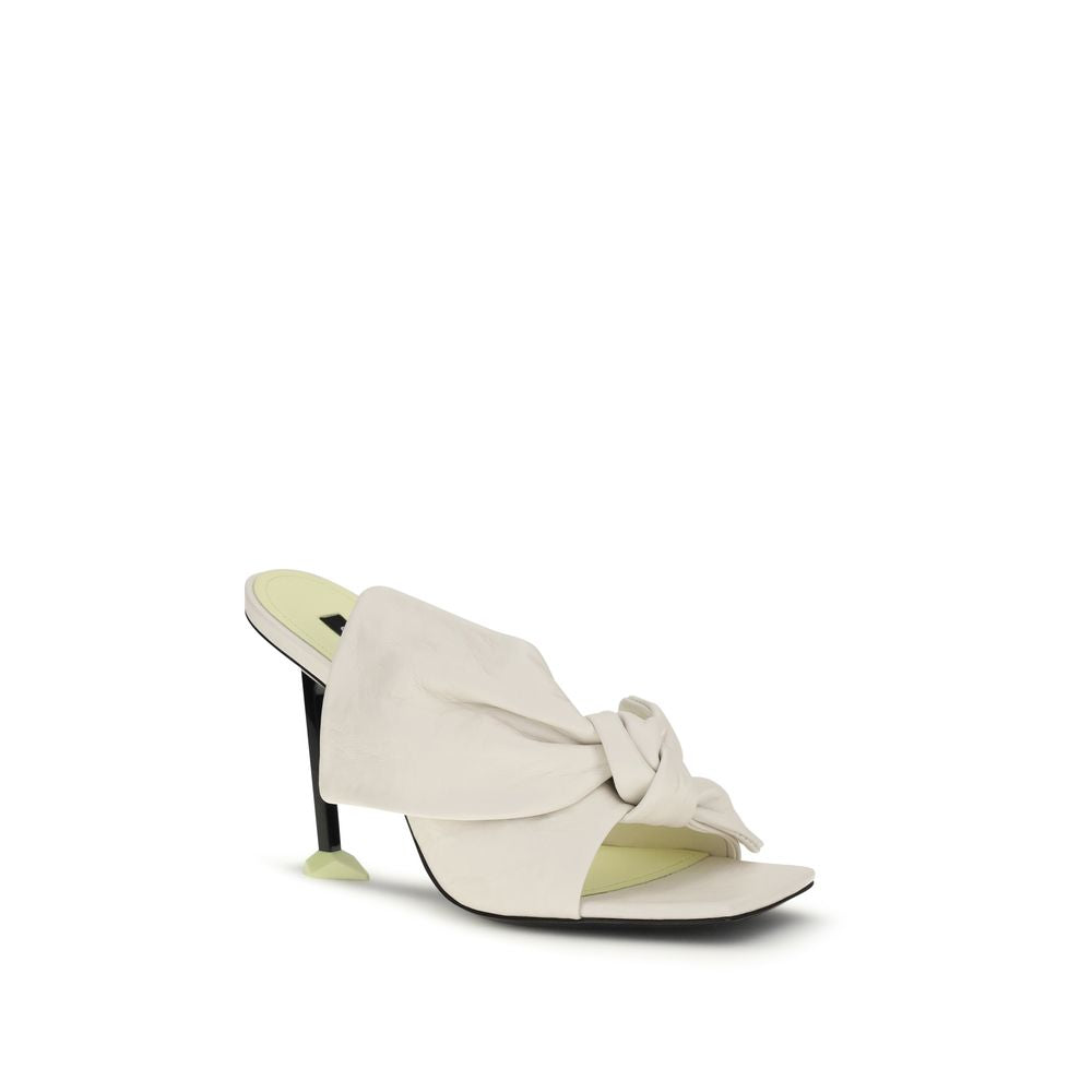 Givenchy White Lamb Ovis Aries Mules