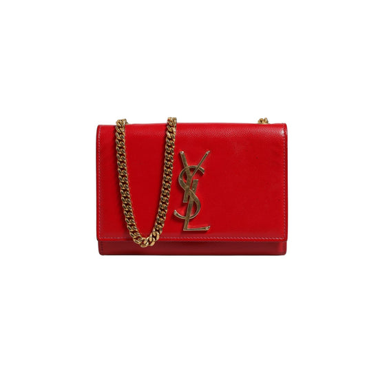 Saint Laurent Kate Red Leather Crossbody Bag