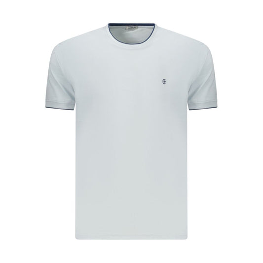 Coveri Moving Azzurro Cotton Mens TShirt