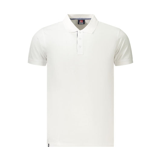 Norway 1963 White Cotton Men's Polo Shirt