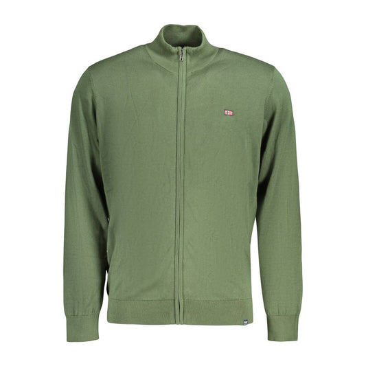 Norway 1963 Verde Cotton Men's Cardigan