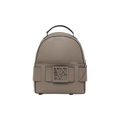 Armani Exchange Beige Polyethylene Backpack