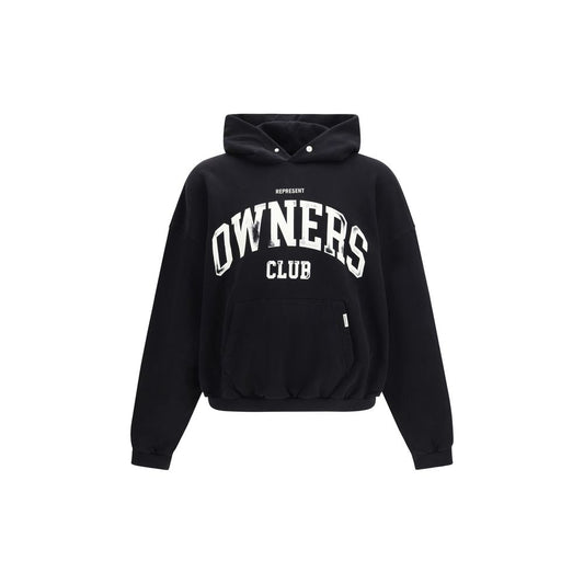 Represent Black Cotton Sweatshirt
