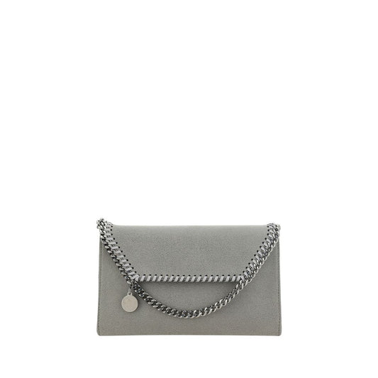 Stella McCartney Gray Polyester Shoulder Bag