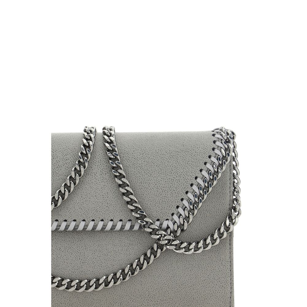 Stella McCartney Gray Polyester Shoulder Bag