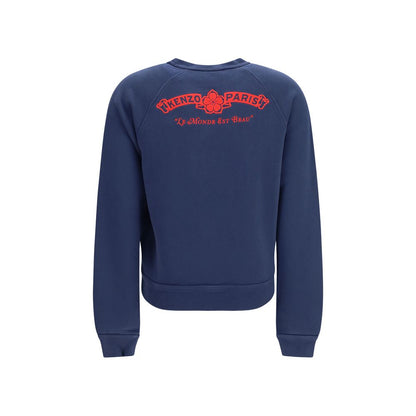Kenzo Blue Cotton Sweatshirt