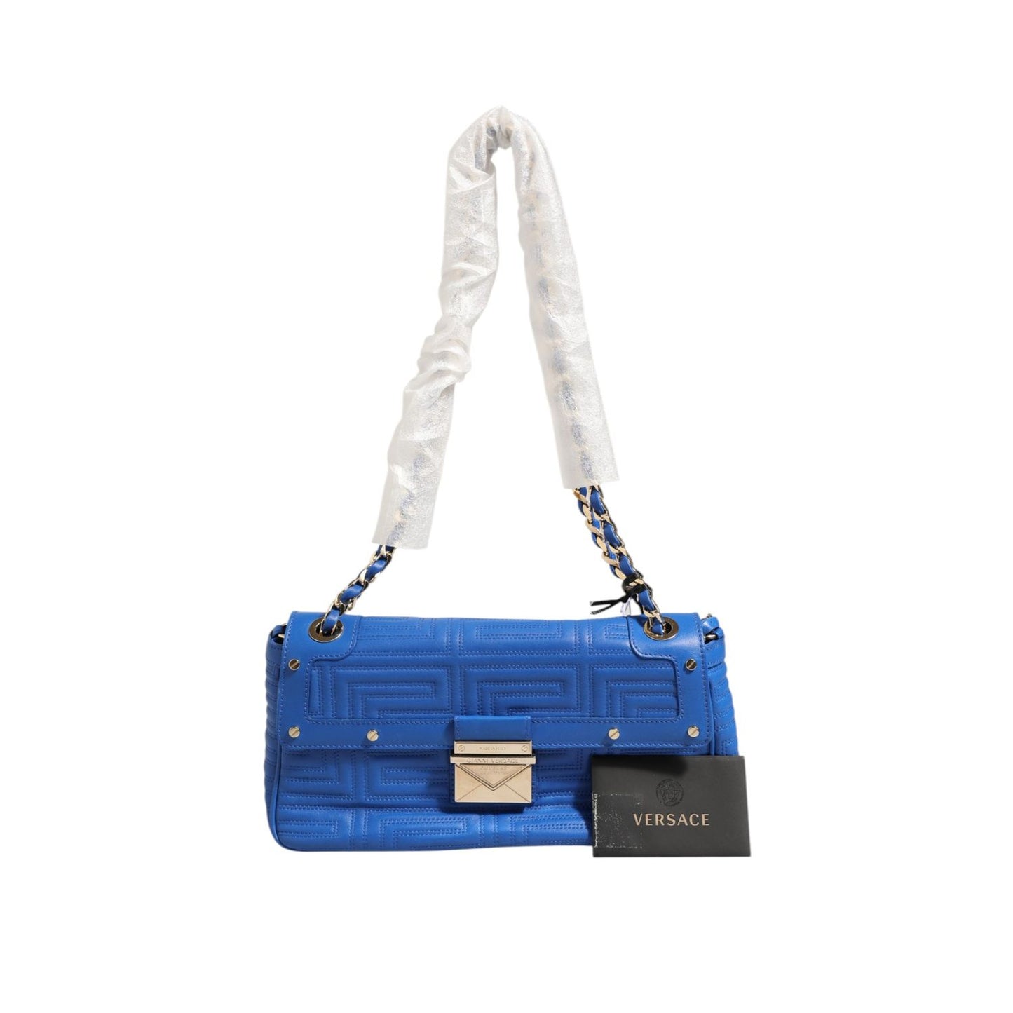 Versace Couture Quilted Leather Shoulder Bag