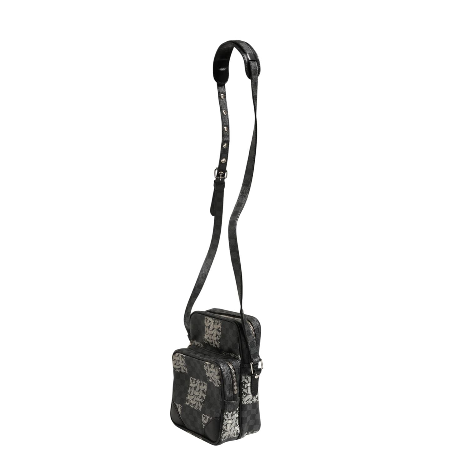 Louis Vuitton Black Damier Graphite Canvas Amazon Christopher Nemeth Shoulder Bag
