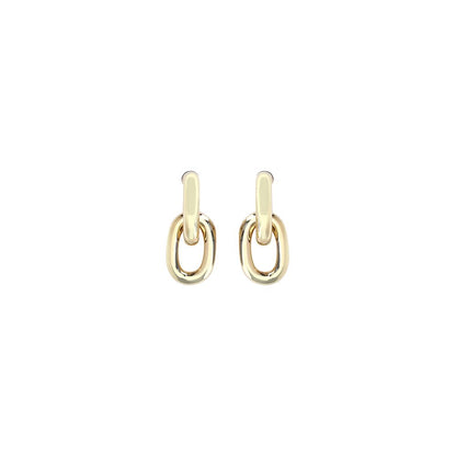 Rabanne Gold Resin Earrings