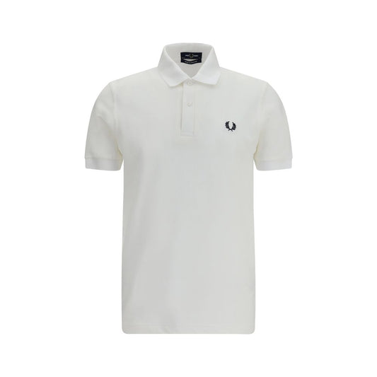 Fred Perry White Cotton T-Shirt