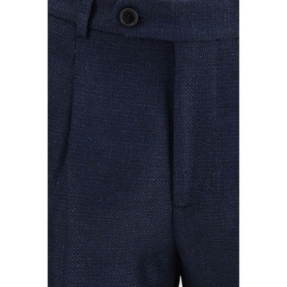 Brunello Cucinelli Blue Wool Oves Aries Two-Piece Suit
